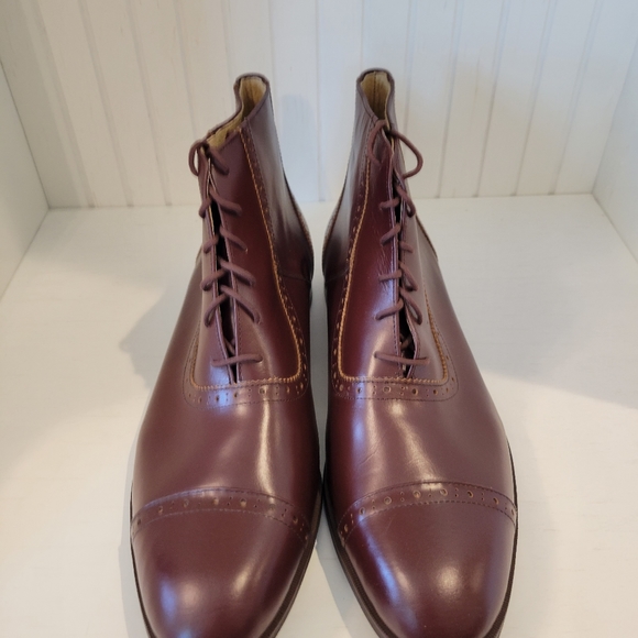 Black/Brown Ankle Dress Shoes - Picture 4 of 6